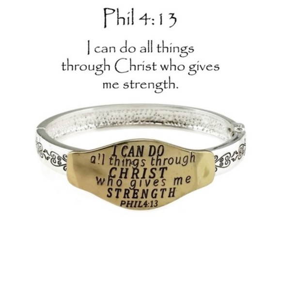 Jewelry - SALE!! Phil 4:13 Bracelet